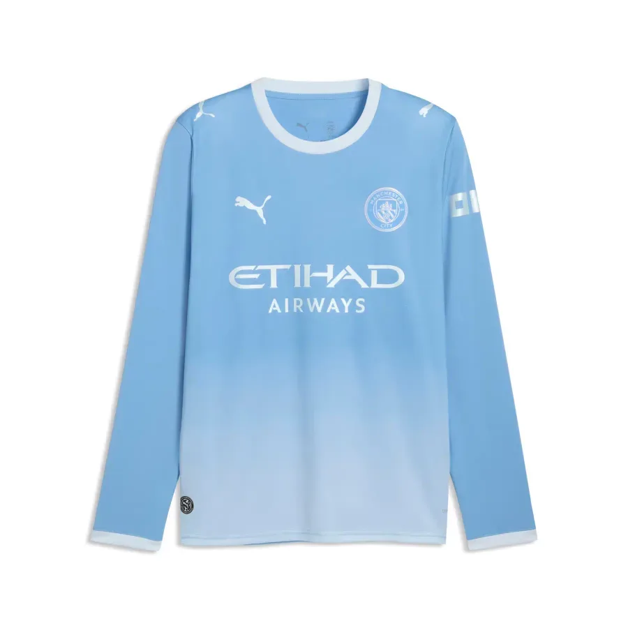 Maillot Domicile manches longues Manchester City 2026-2027 — Bleu
