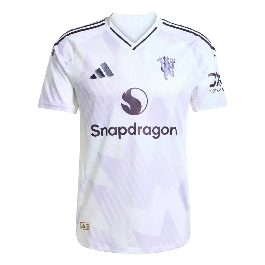 Maillot Extérieur Authentique Manchester United 2025-2026 — Blanc