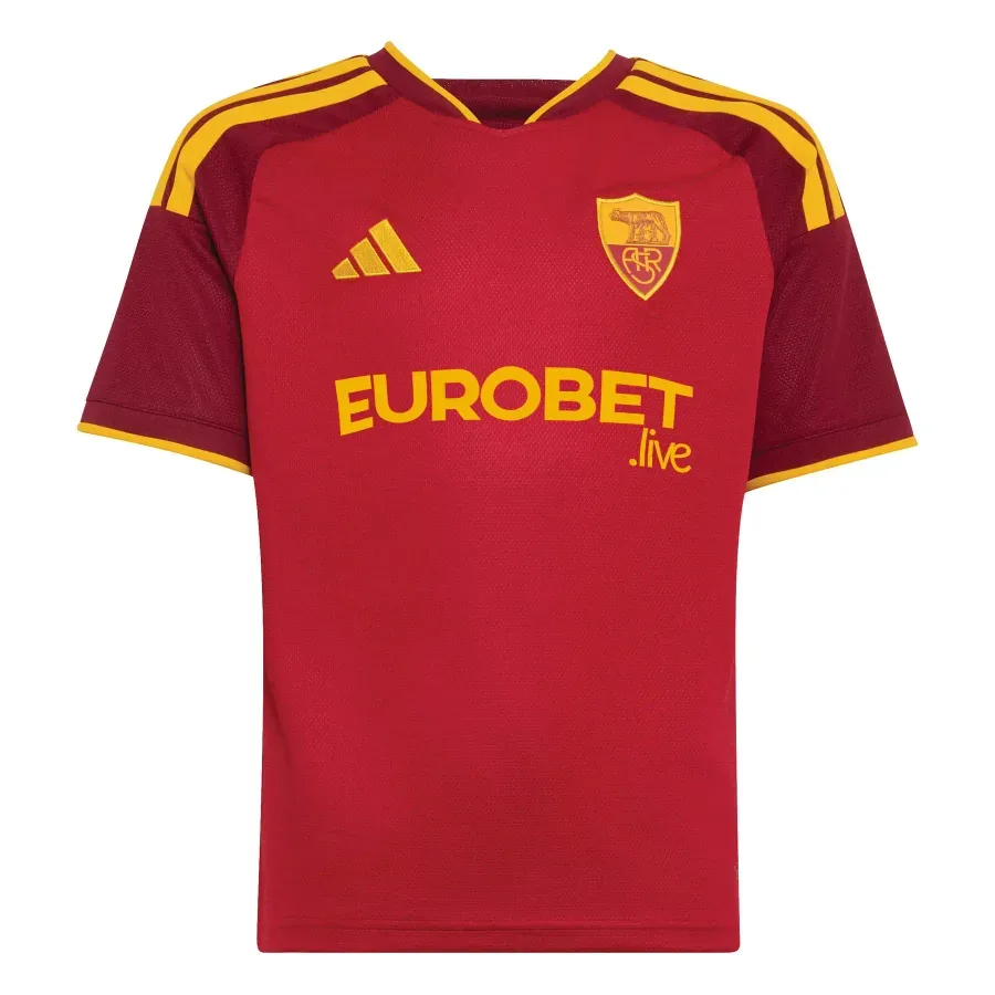 Maillot Domicile enfant As Roma 2026-2027 — Rouge