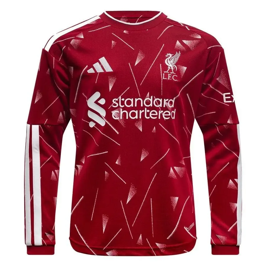 Maillot Domicile manches longues enfant Liverpool 2026-2027 — Rouge