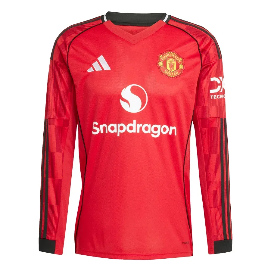 Maillot Domicile manches longues Manchester United 2025-2026 — Rouge