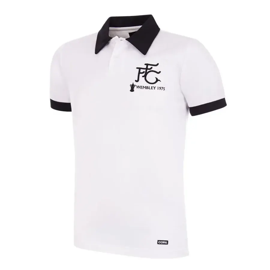 Maillot Fulham 1975-1976 — Blanc