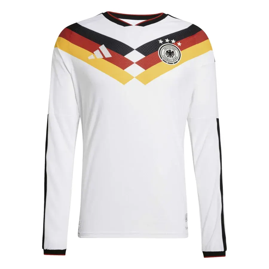 Maillot Domicile Authentique manches longues Allemagne 2026-2027 — Blanc