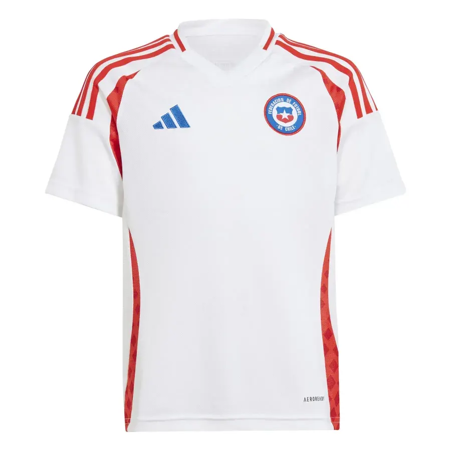 Maillot Extérieur enfant Chili 2024-2025 — Blanc