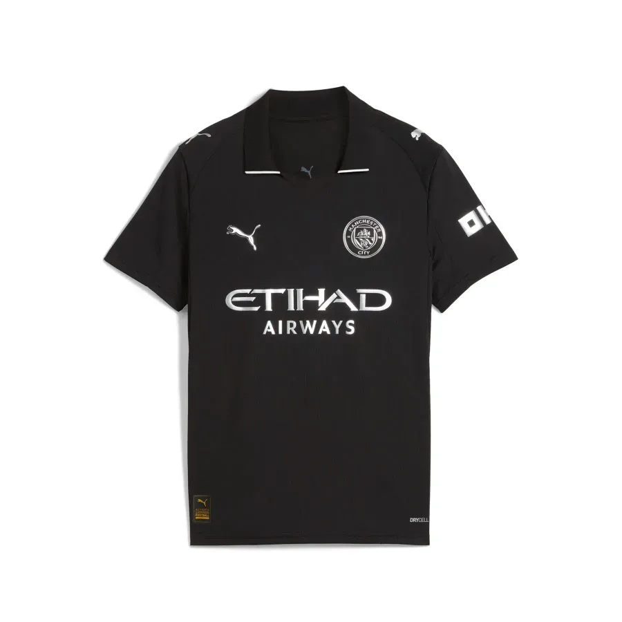Maillot Extérieur enfant Manchester City 2025-2026 — Noir