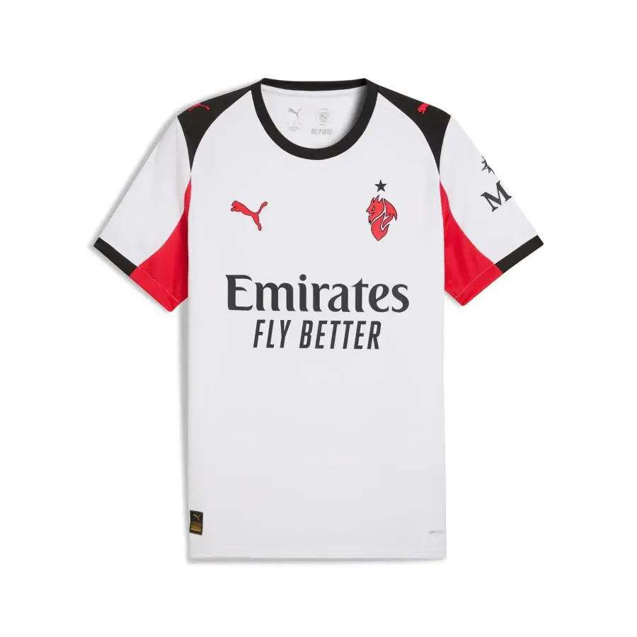 Maillot Extérieur Ac Milan 2025-2026 — Blanc