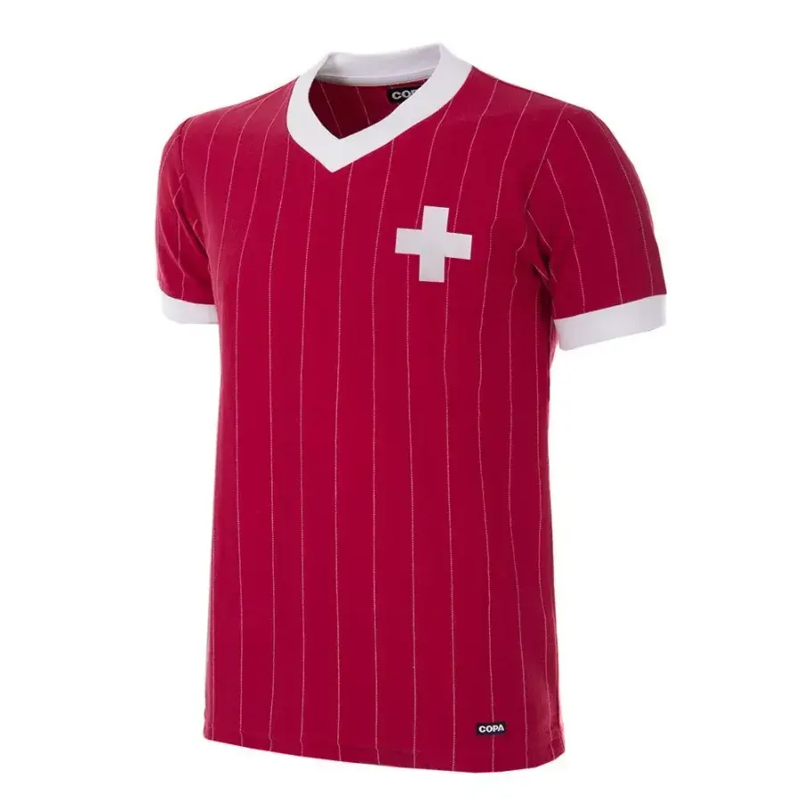 Maillot Suisse 1982-1983 — Rouge