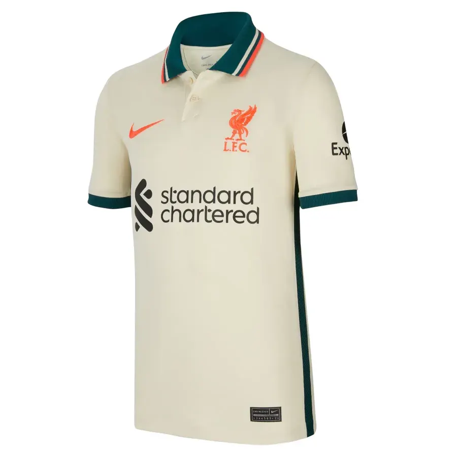 Maillot Extérieur enfant Liverpool 2021-2022 — Blanc