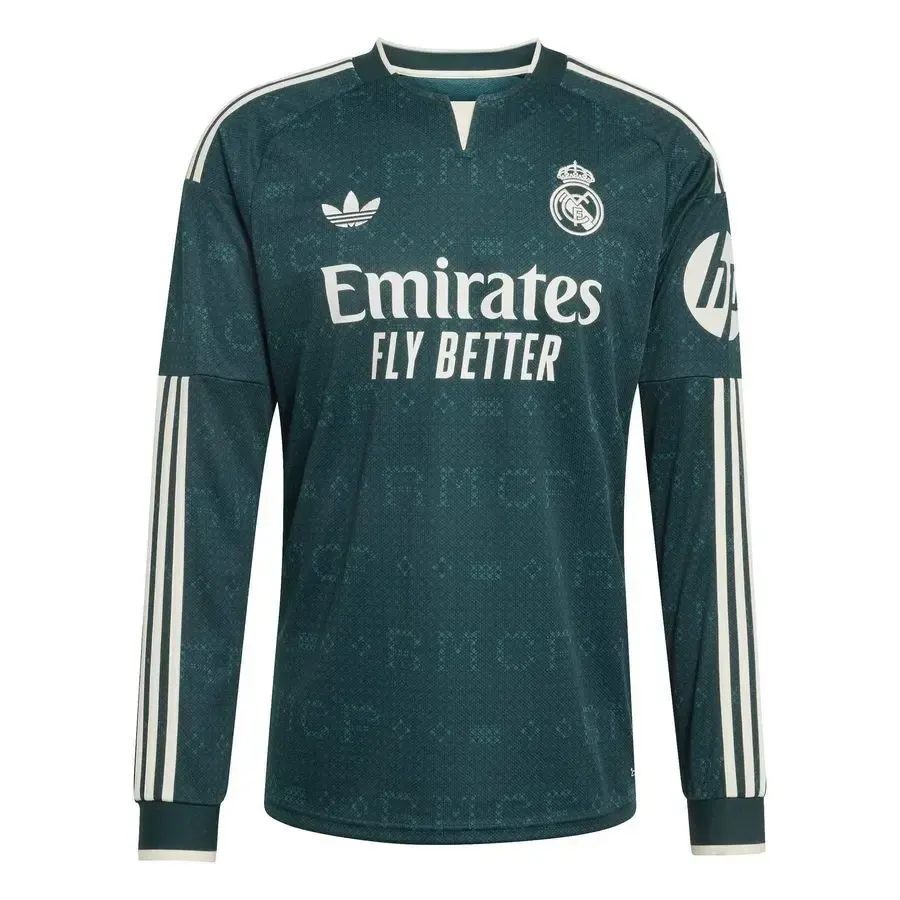 Maillot Extérieur manches longues Real Madrid 2026-2027 — Vert
