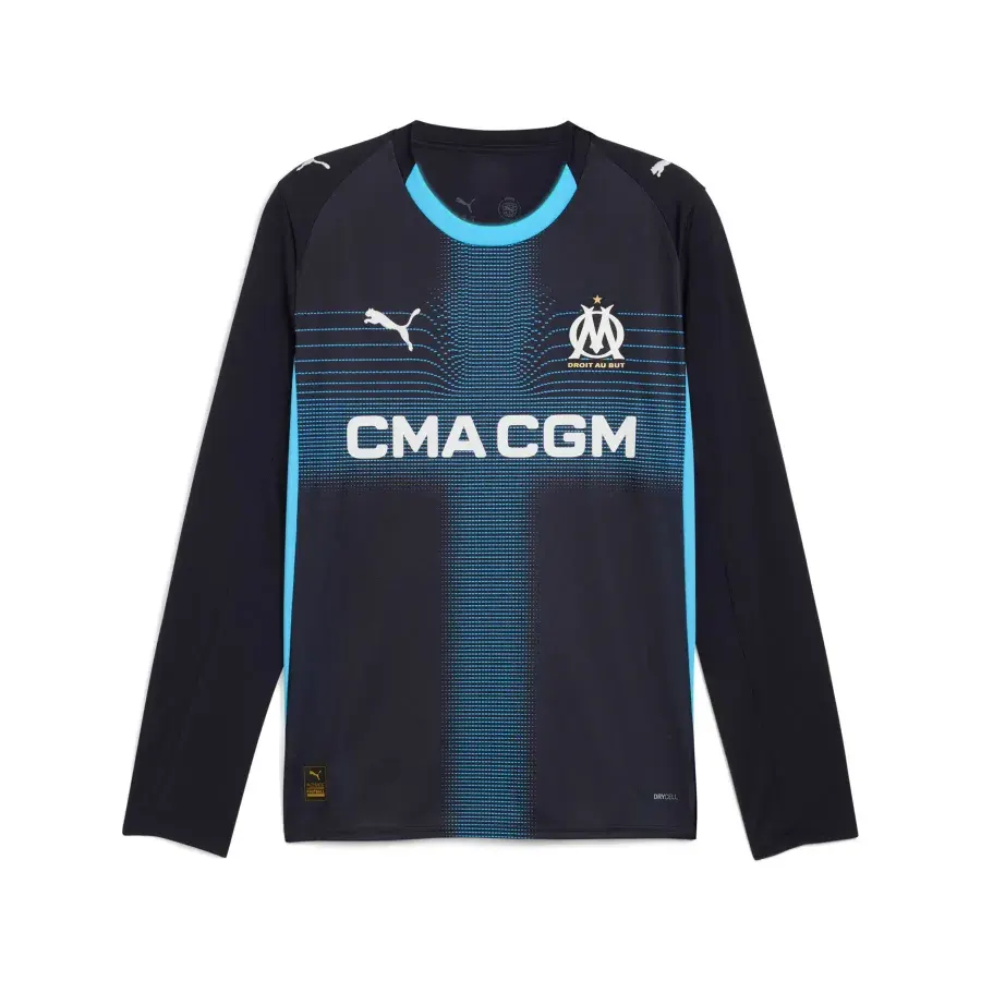 Maillot Extérieur manches longues Om 2025-2026 — Bleu