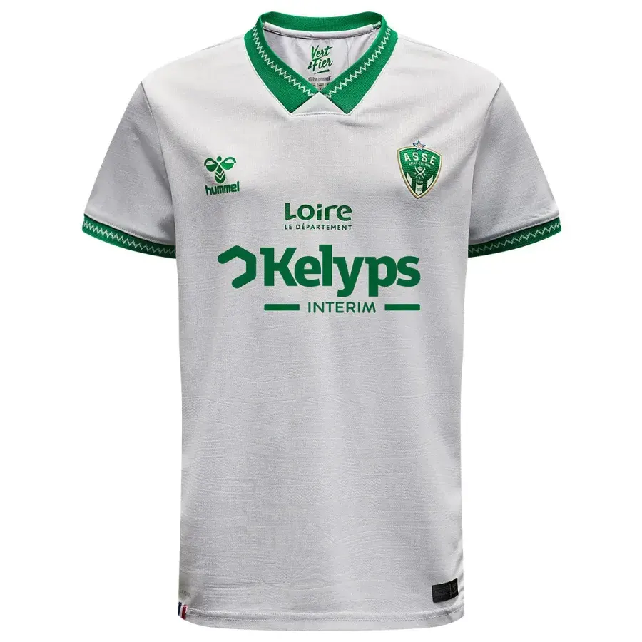 Maillot Extérieur enfant As Saint Etienne 2025-2026 — Blanc
