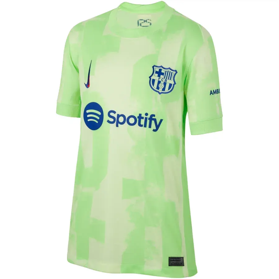 Maillot Third enfant Fc Barcelone 2024-2025 — Vert