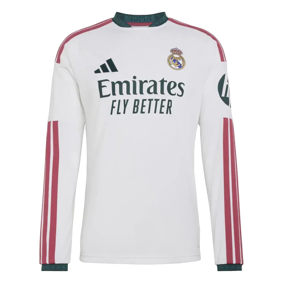 Maillot Domicile manches longues Real Madrid 2026-2027 — Blanc