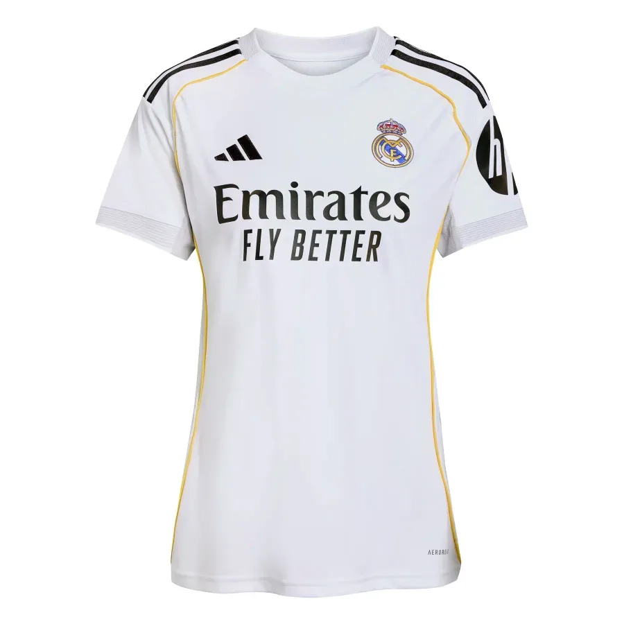Maillot Domicile femme Real Madrid 2025-2026 — Blanc