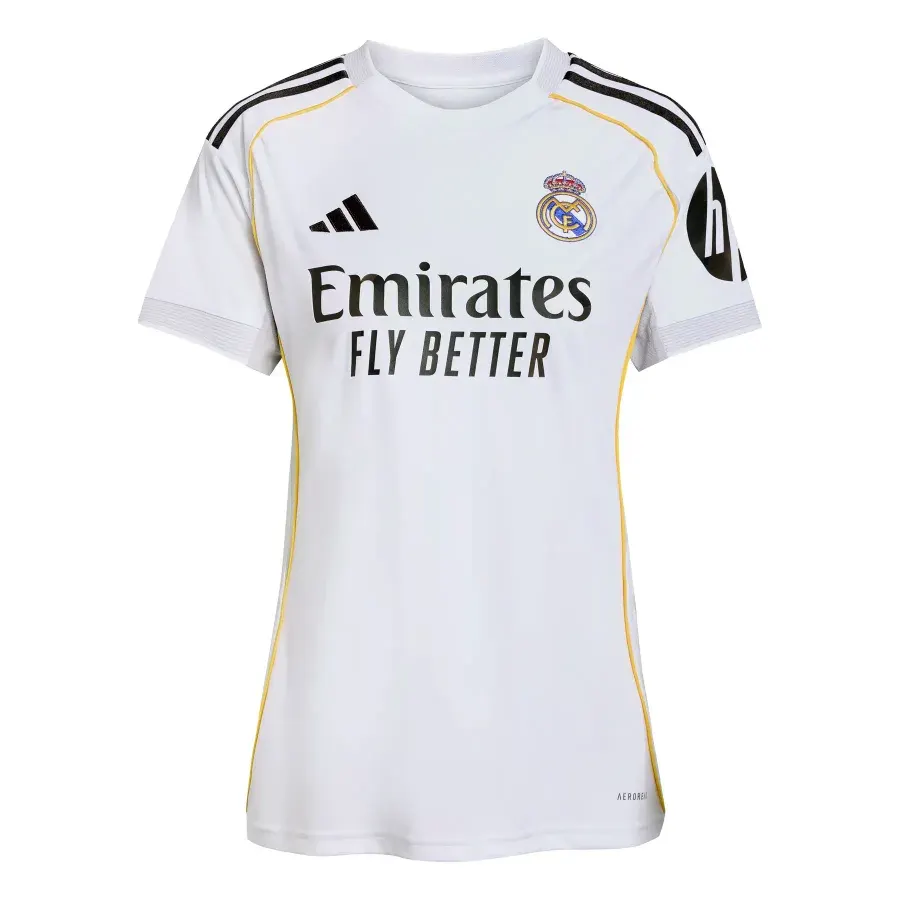 Maillot Domicile femme Real Madrid 2025-2026 — Blanc