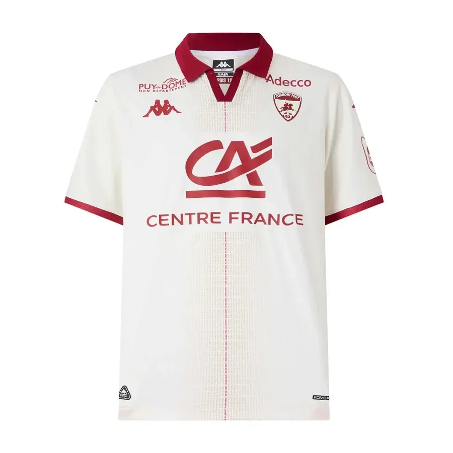 Maillot Extérieur enfant Clermont Foot 2026-2027 — Blanc