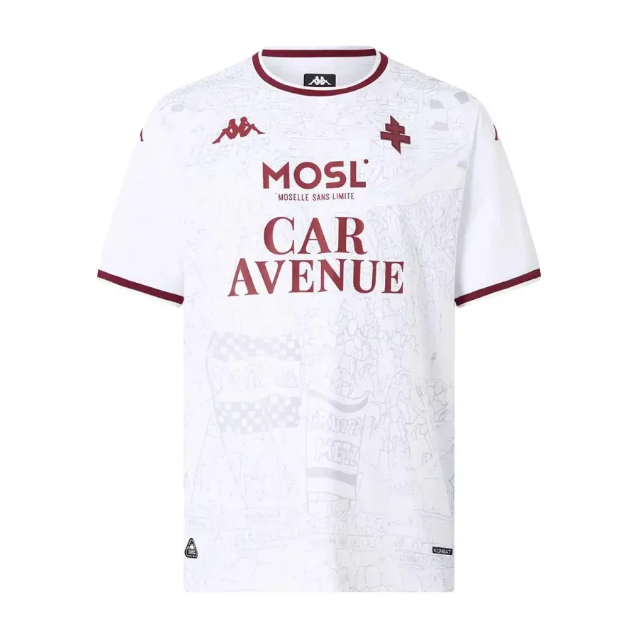 Maillot Extérieur enfant Fc Metz 2025-2026 — Blanc