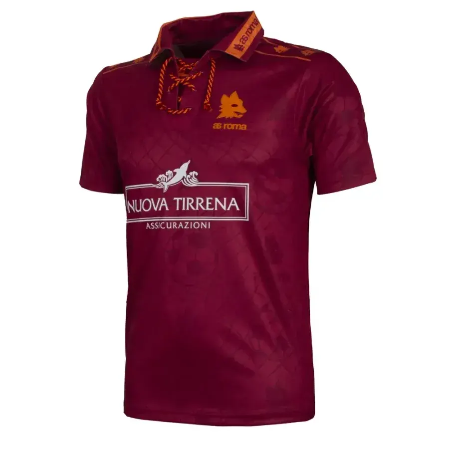 Maillot Domicile As Roma 1994-1995 — Rouge